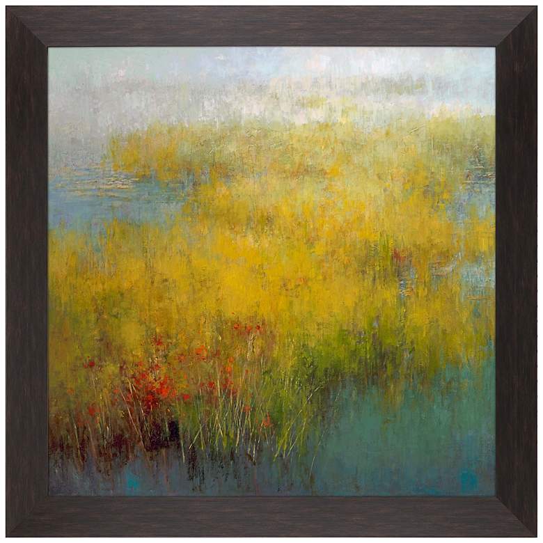 Spring Song I 35&quot; Square Giclee Framed Wall Art
