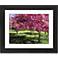 Spring Trees Black Frame Giclee 23 1/4" Wide Wall Art