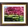 Spring Trees Gold Bronze Frame Giclee 20" Wide Wall Art