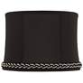 1_Springcrest Abbi Black Softback Drum Lamp Shade 13x14x10 (Spider)