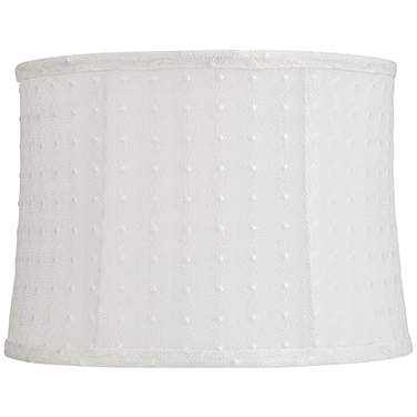 Springcrest Abbi Ivory Linear Dot Pattern Lamp Shade 13x14x10 (Spider)