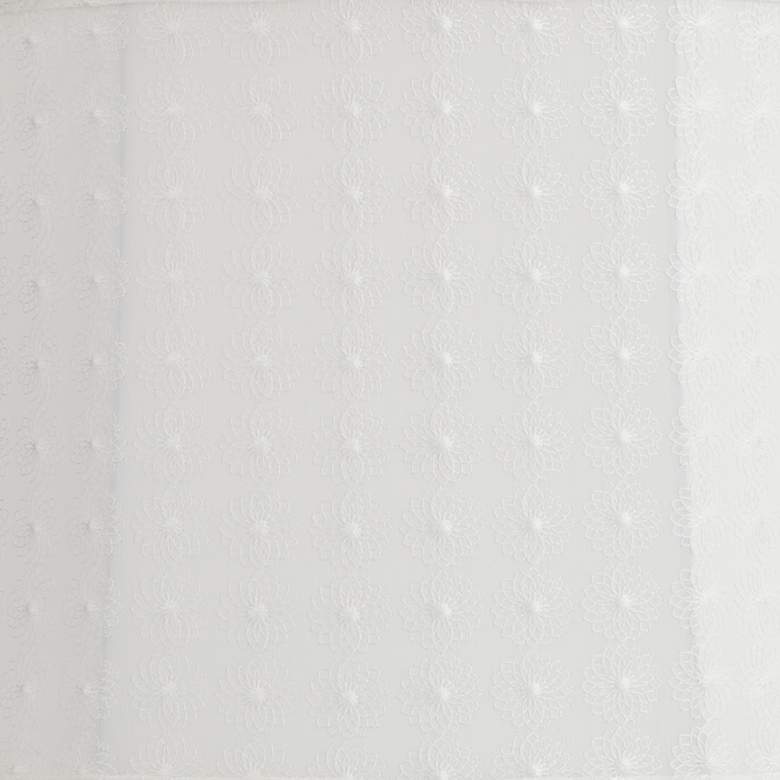 Image 2 Springcrest Abbi Ivory Linear Dot Pattern Lamp Shade 13x14x10 (Spider) more views