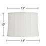 7_Springcrest Abbi Ivory Linear Dot Pattern Lamp Shade 13x14x10 (Spider) more views