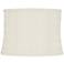 Springcrest Abbi Winter White Softback Drum Lamp Shade 13x14x10 (Spider)