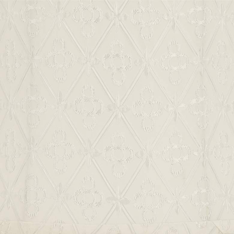 Image 2 Springcrest Abbi Winter White Softback Drum Lamp Shade 13x14x10 (Spider) more views