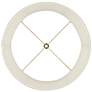 5_Springcrest Abbi Winter White Softback Drum Lamp Shade 13x14x10 (Spider) more views