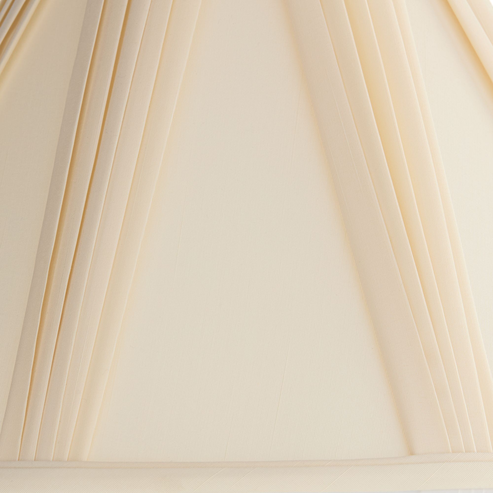 Image 7 Springcrest Annecy Ivory French V-Drape Pleated Lamp Shade 6x17x12 (Spider) more views