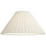 Thumbnail4 of Springcrest Antique White Box Pleat Lamp Shade 6.75x20.75x12.5 (Spider) more views