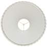 6_Springcrest Antique White Box Pleat Lamp Shade 6.75x20.75x12.5 (Spider) more views