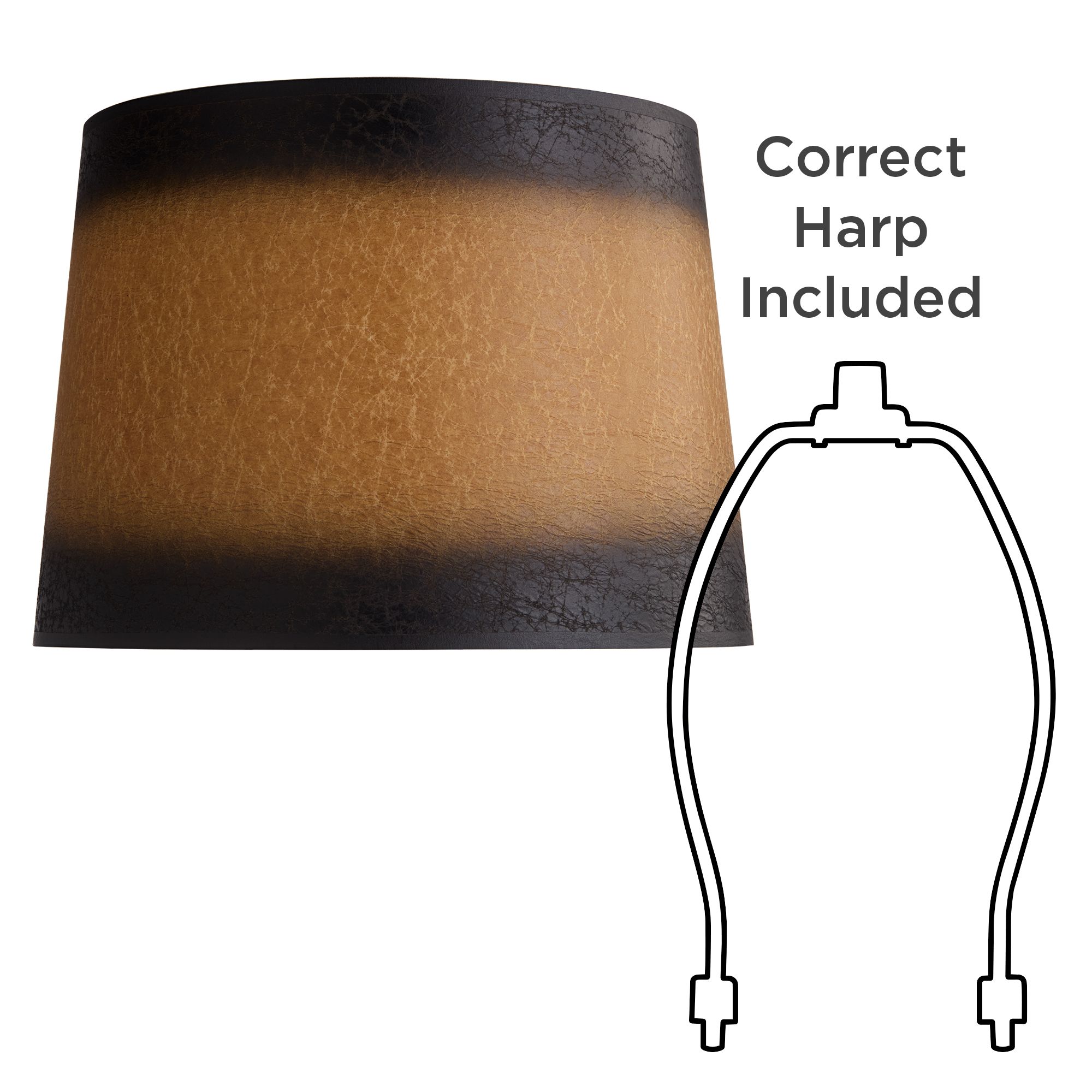 Springcrest Beale Distressed Faux Paper Lamp Shade 13x15x11 (Spider)