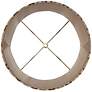 3_Springcrest Beige Embroidered Copper Circles Lamp Shade 13x14x11 (Spider) more views