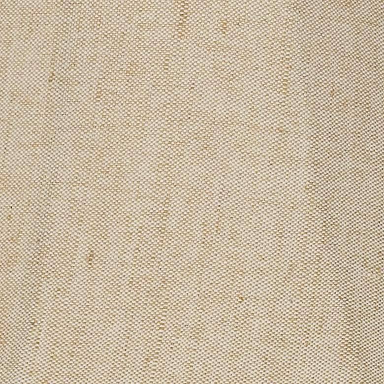 Image 2 Springcrest Beige Linen Set of 2 Bell Lamp Shades 9x19x12.5 (Spider) more views