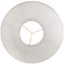 4_Springcrest Beige Linen Set of 2 Bell Lamp Shades 9x19x12.5 (Spider) more views
