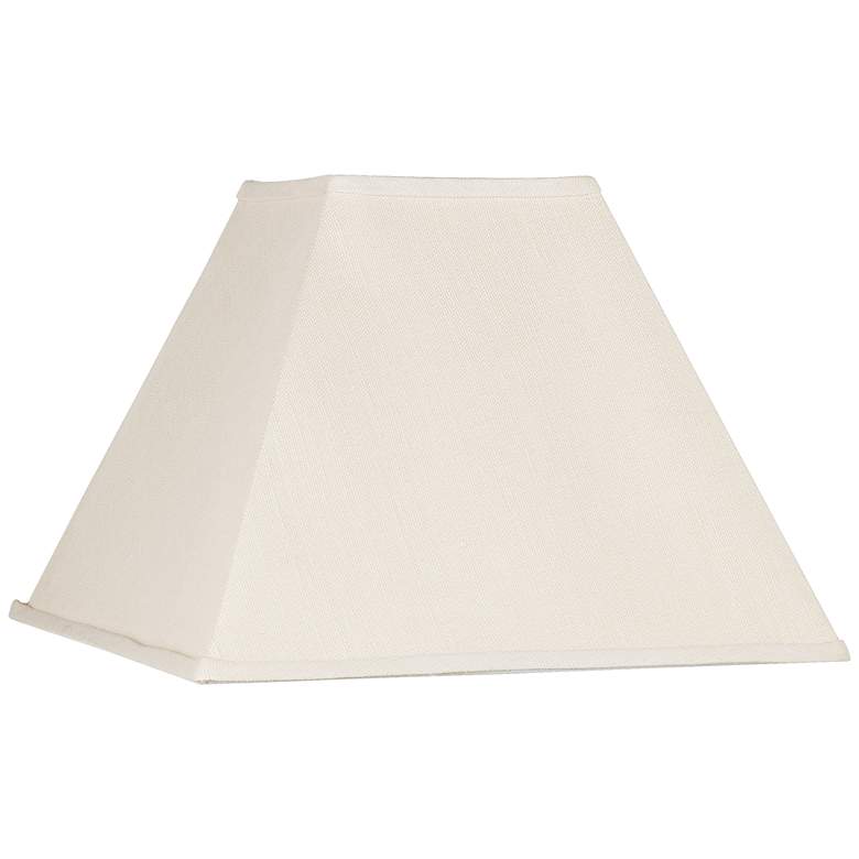 Image 3 Springcrest Beige Linen Set of 2 Square Lamp Shades 7x17x13 (Spider) more views