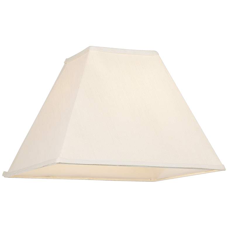 Image 4 Springcrest Beige Linen Set of 2 Square Lamp Shades 7x17x13 (Spider) more views