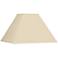 Springcrest Beige Linen Tapered Rectangle Lamp Shade 6x16x10 (Spider)