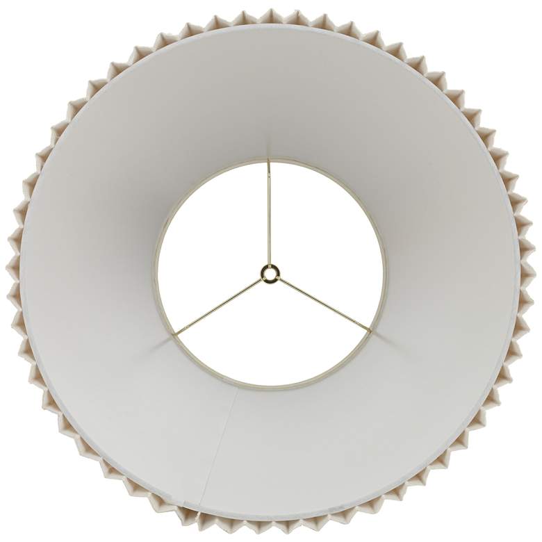 Image 5 Springcrest Beige Pleated Lamp Shade 10.5x19x12.5 (Spider) more views