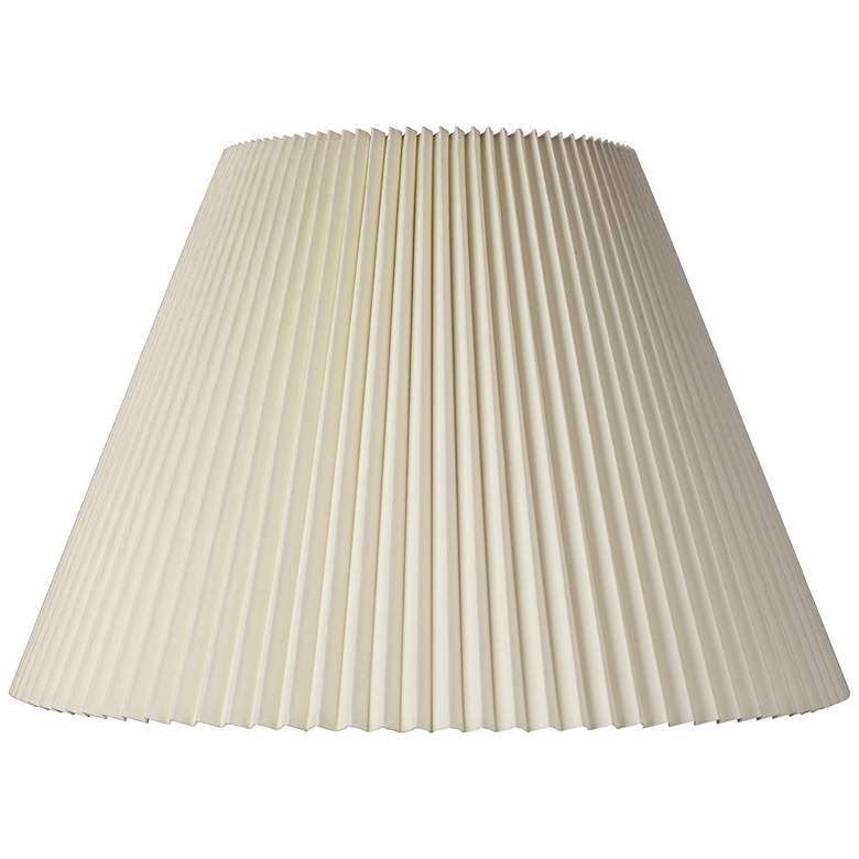 Image 1 Springcrest Beige Pleated Lamp Shade 10.75x22x15.5 (Spider)