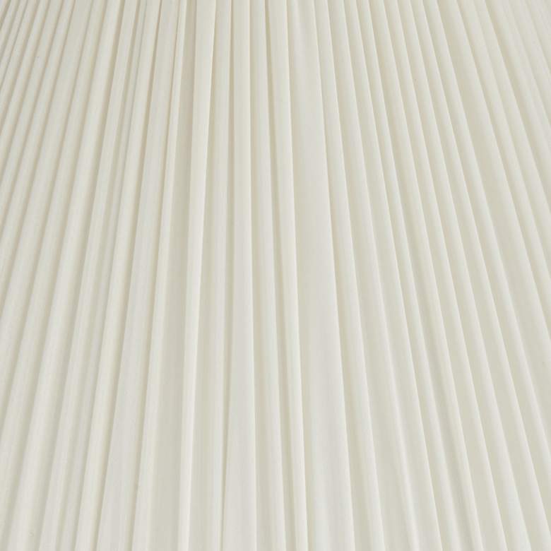 Image 2 Springcrest Beige Set of 2 Pleated Empire Lamp Shades 7x16x12 (Spider) more views