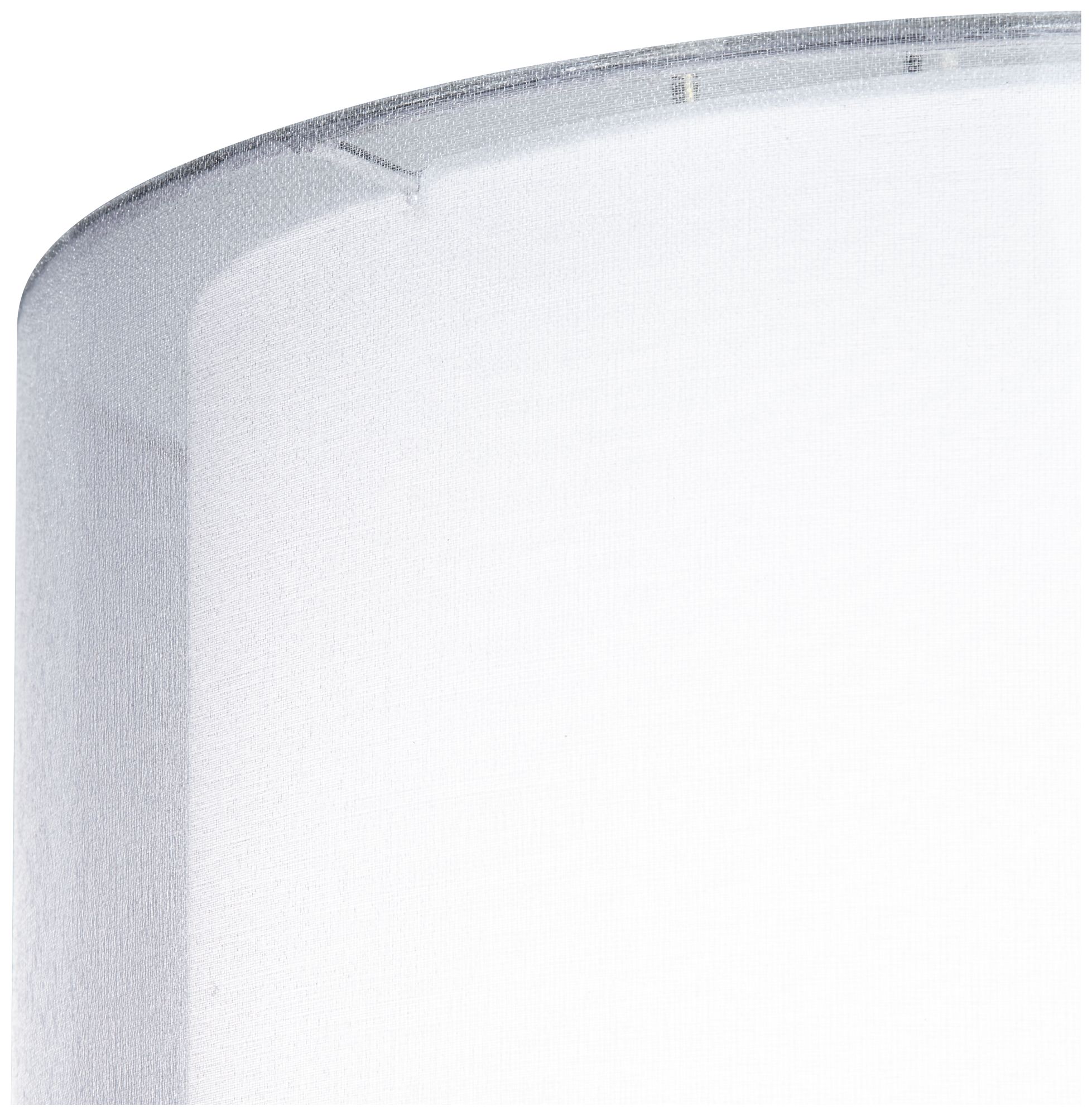 Image 2 Springcrest Bennie Silver White Double Sheer Fabric Shade 12x12x9 (Spider) more views