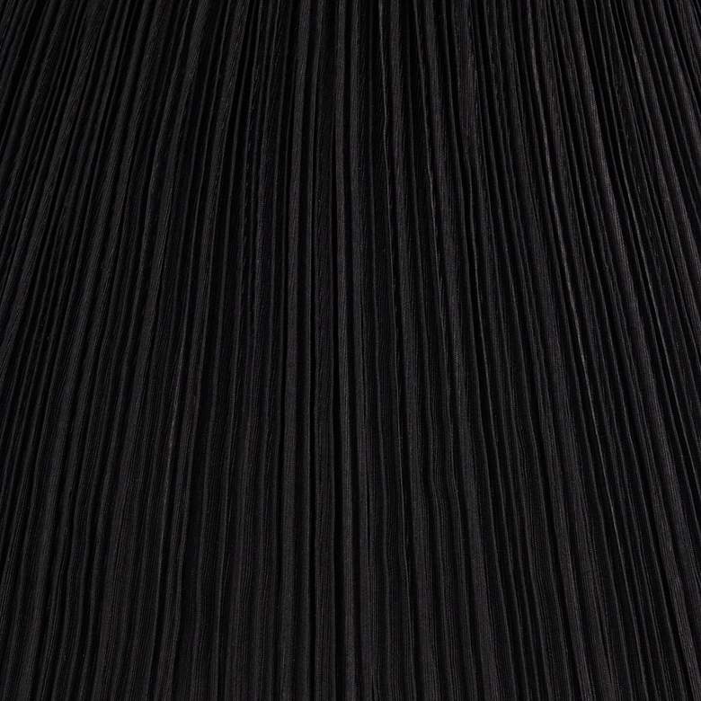 Image 2 Springcrest Black Fabric Set of 2 Drum Lamp Shades 7x17 x11.5 (Spider) more views