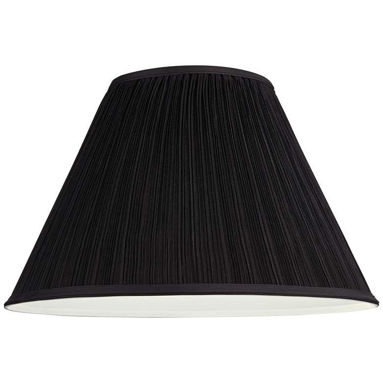Image 4 Springcrest Black Fabric Set of 2 Drum Lamp Shades 7x17 x11.5 (Spider) more views