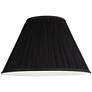 4_Springcrest Black Fabric Set of 2 Drum Lamp Shades 7x17 x11.5 (Spider) more views