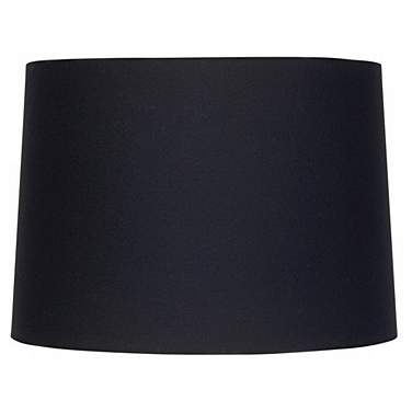 Springcrest Black Fabric Tapered Drum Lamp Shade 11x12x8.5 (Spider)