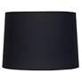 1_Springcrest Black Fabric Tapered Drum Lamp Shade 11x12x8.5 (Spider)