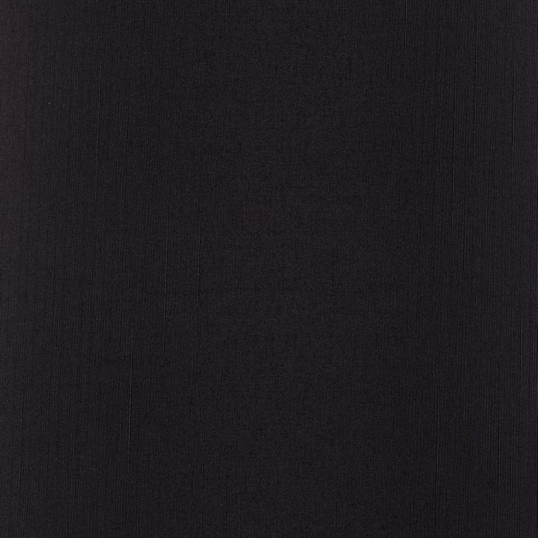 Image 3 Springcrest Black Faux Silk Drum Lamp Shades 11x13x9.5 (Spider) Set of 2 more views