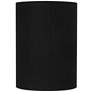 3_Springcrest Black Linen Set of 2 Cylinder Lamp Shades 8x8x11 (Spider) more views