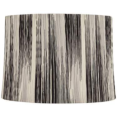 Springcrest Black Monochrome Drum Lamp Shade 13x14x10 (Spider)