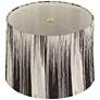 4_Springcrest Black Monochrome Drum Lamp Shade 13x14x10 (Spider) more views
