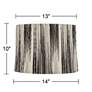 7_Springcrest Black Monochrome Drum Lamp Shade 13x14x10 (Spider) more views