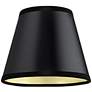 5_Springcrest Black Paper Set of 2 Empire Lamp Shades 3x5x4 (Clip-On) more views
