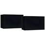1_Springcrest Black Rectangular Lamp Shades 8/16x8/16x10 (Spider) Set of 2