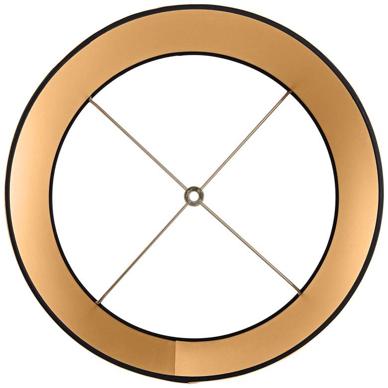 Image 4 Springcrest Black Set of 2 Shades with Black Gold Trim 14x16x11 (Spider) more views