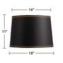 6_Springcrest Black Set of 2 Shades with Black Gold Trim 14x16x11 (Spider) more views