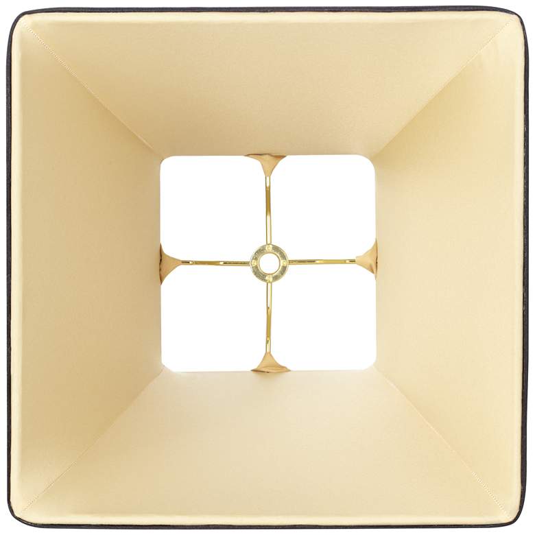 Image 5 Springcrest Black Set of 2 Square Lamp Shades 5.25x10x9.5 (Spider) more views