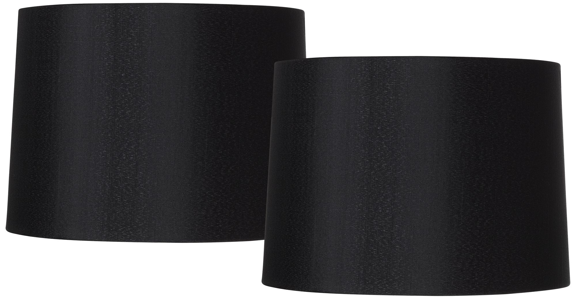 Black tapered lamp shade sales