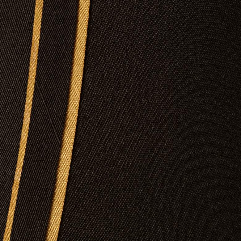 Image 2 Springcrest Black with Gold Trim Clip Shades 3x6x5 (Clip-On) Set of 4 more views