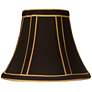 3_Springcrest Black with Gold Trim Clip Shades 3x6x5 (Clip-On) Set of 4 more views