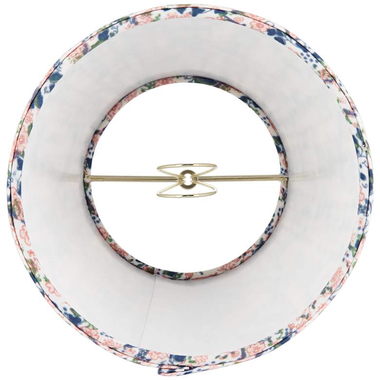 Image 7 Springcrest Blue Pink Shirred Shades Set of 6 4x6x5.5" (Clip-On) more views