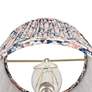 3_Springcrest Blue Pink Shirred Shades Set of 8 4x6x5.5" (Clip-On) more views
