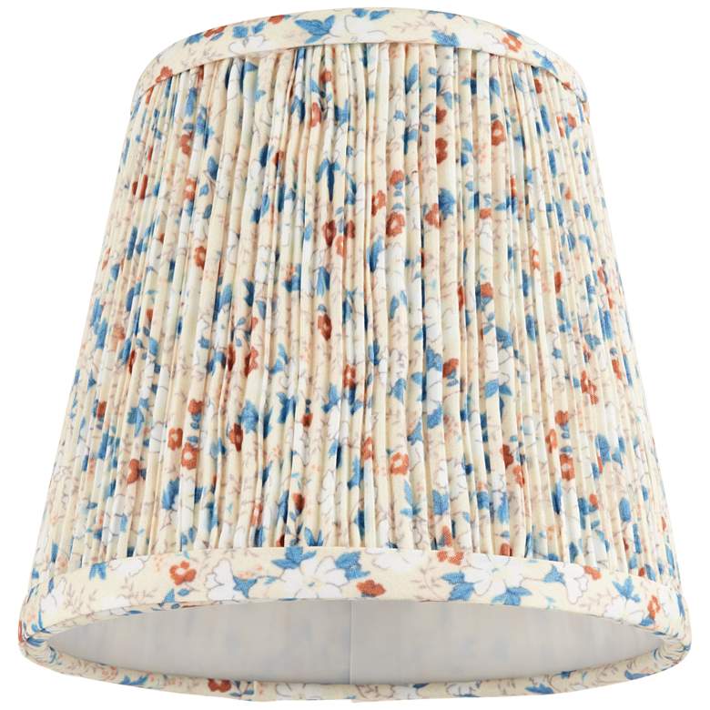 Image 5 Springcrest Blue Red Leaf Pleated Shades Set of 4 4x6x5.5" (Clip-On) more views