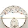 3_Springcrest Blue Red Leaf Pleated Shades Set of 8 4x6x5.5" (Clip-On) more views