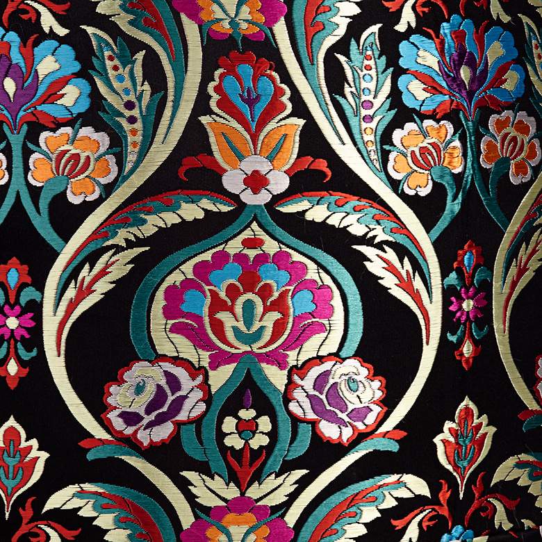 Image 2 Springcrest Bohemian Embroidered Set of 2 Drum Shades 15x15x11 (Spider) more views