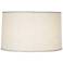 Springcrest Bone Baltic Linen Drum Shade 17x18x11x11 (Spider)