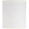 Springcrest Brussels Cream Fabric Hardback Drum Shade 7x7x8x8 (Spider)