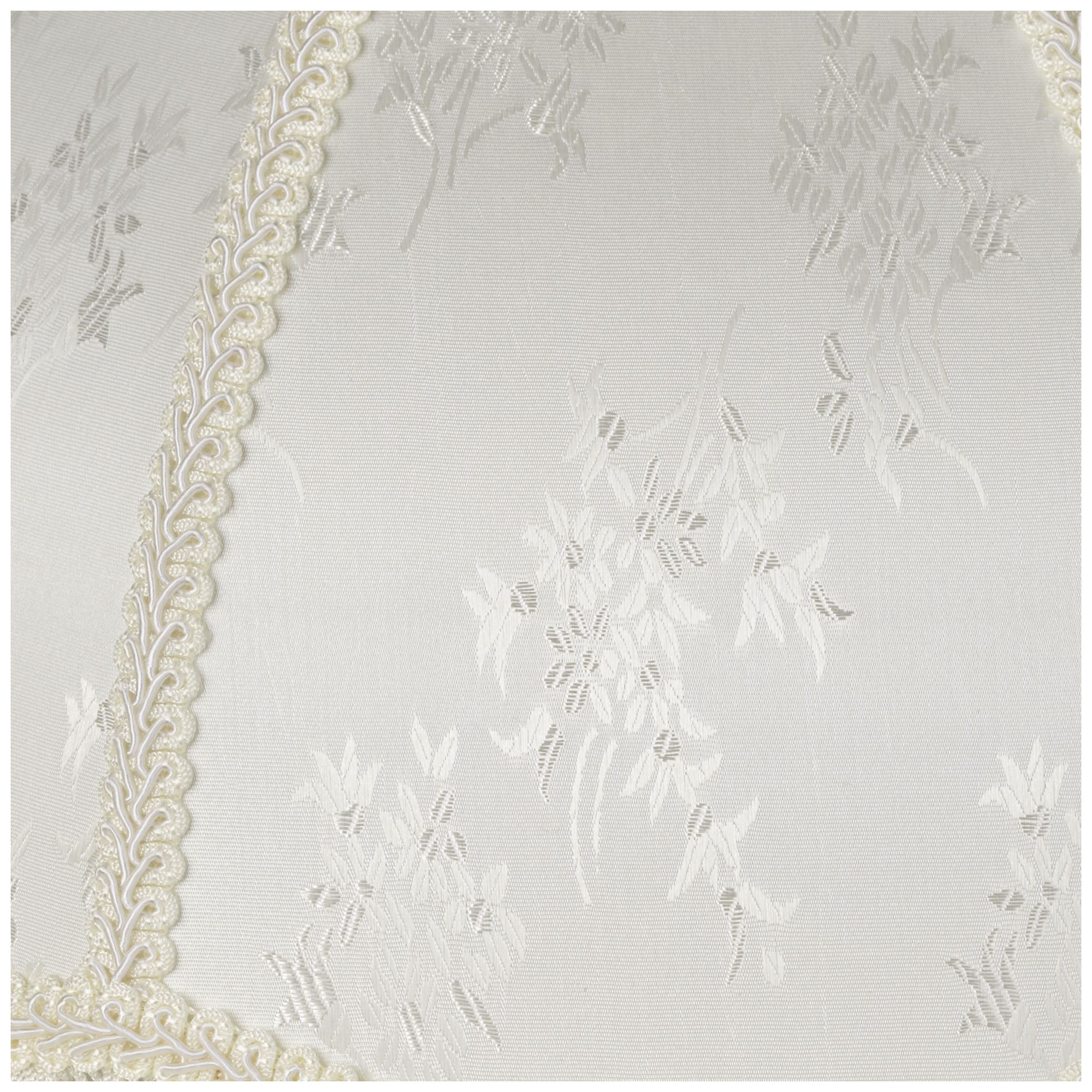 Image 2 Springcrest Carnation Floral Cream Scallop Lamp Shade 6x17x12x11 (Spider) more views